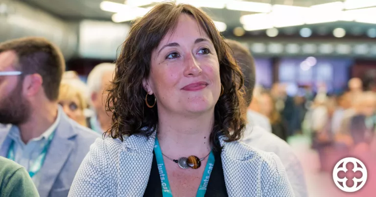 Anna Feliu al plenari del Congrés Nacional de Junts ©JuntsXCat