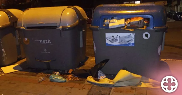 Problemes de salubritat als contenidors ©comúdelleida