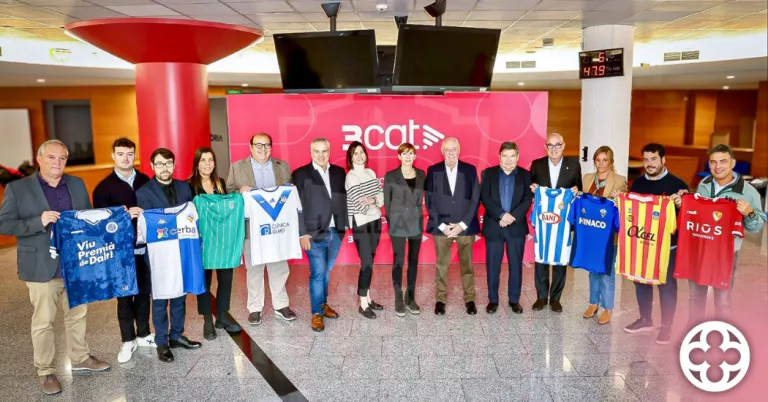 Acord de diversos equipos de 2a RFEF amb la CCMA ©3Cat