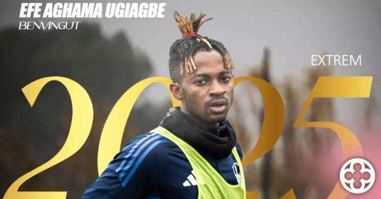 Anunci del fitxatge de Efe Aghama ©Lleida CF