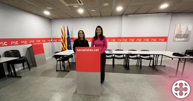 Cristina Morón i Mariana Díaz ©PSC Lleida