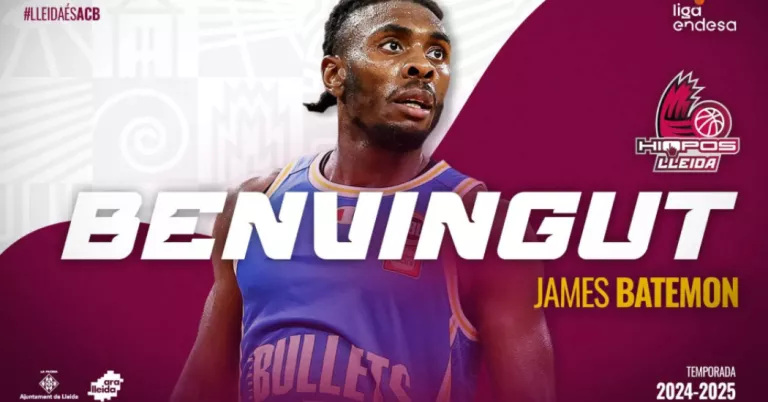 James Batemon nou jugador del Lleida ©Hiopos Lleida