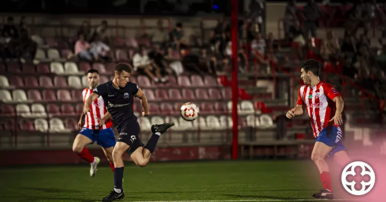 Jugada en un dels partits d'aquesta pretemporada ©Atlètic Lleida