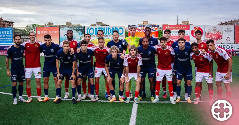 Onze titular de l'Atlètic Lleida ©Atlètic Lleida
