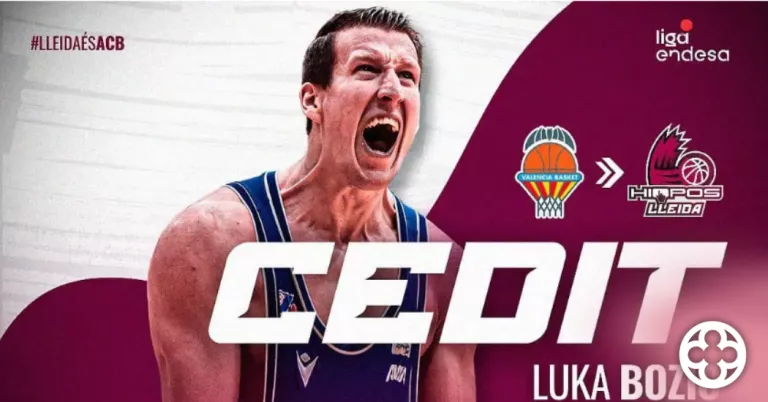 Anunci del fitxatge de Luka Bozic ©Hiopos Lleida